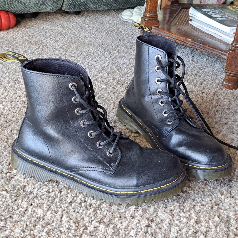Dr Marten Black Boots - Picture 3 of 9